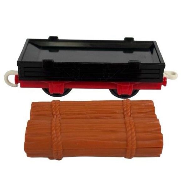 Thomas TOMY Trackmaster DIESEL 1997 1st Ed. Plarail w/ Flatbed Cargo Car VIDEO - Picture 9 of 15